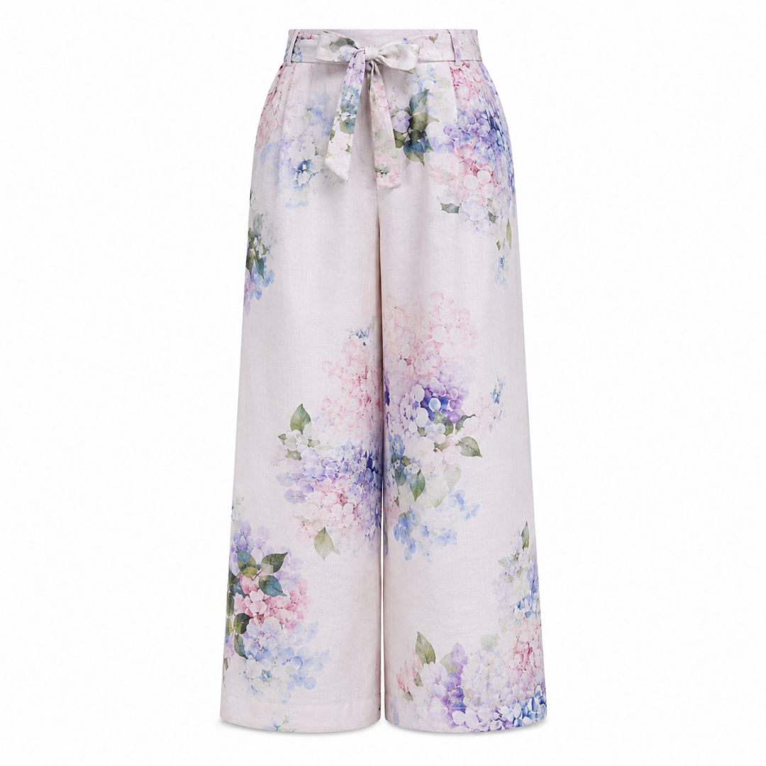 Olea Pantalón palazzo floral