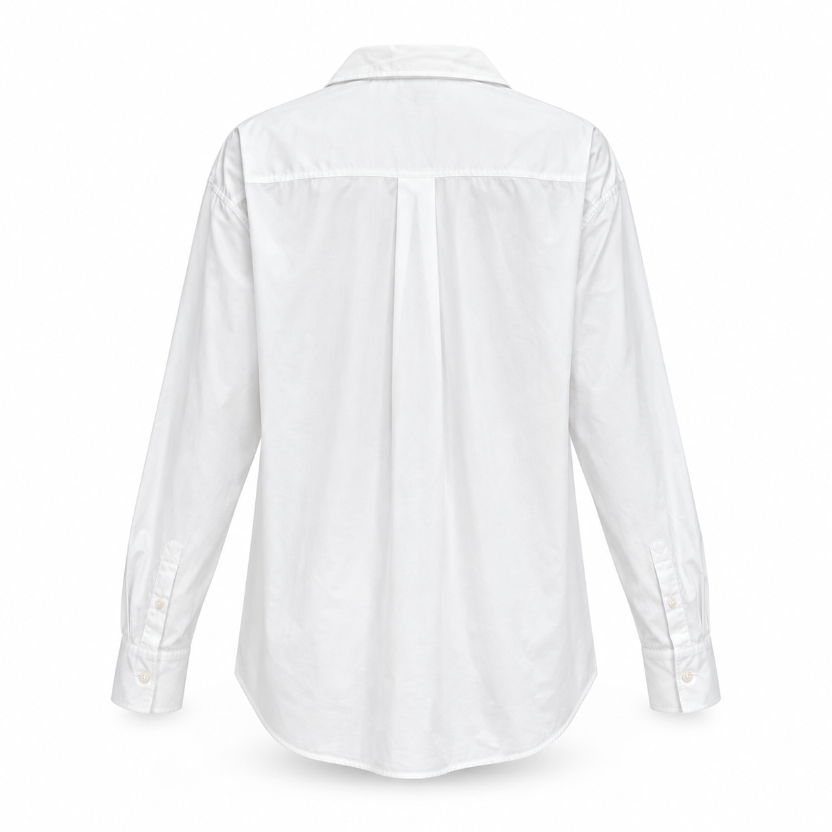 Olea | Camisa Blanca Clásica de Manga Larga para Dama