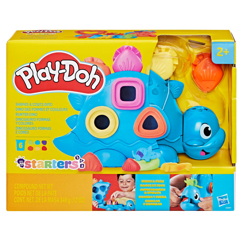 Play-Doh Starters Shapes Colors Dino Set de Formas y Colores