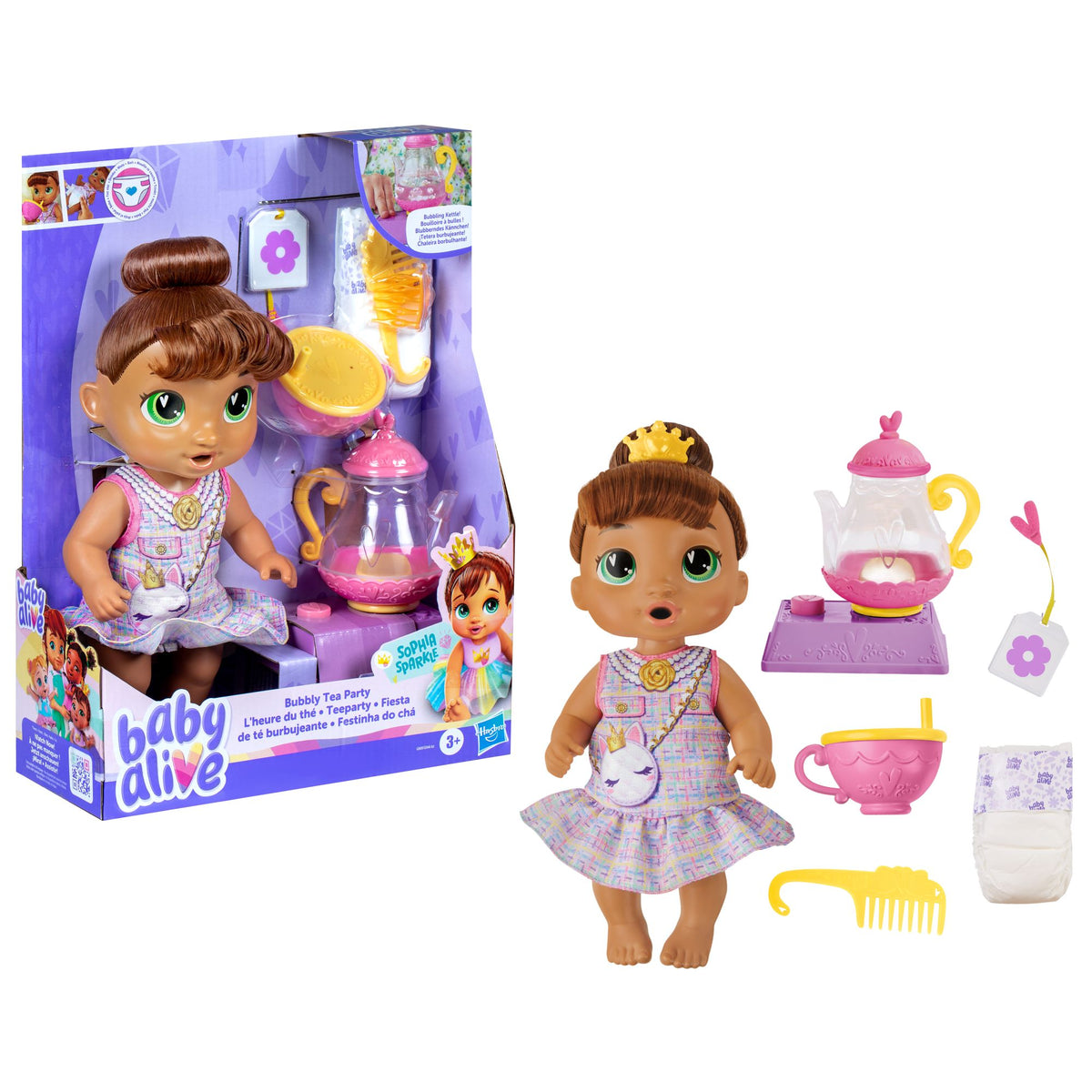 Baby Alive | Bubbly Tea Party Sophia Sparkle