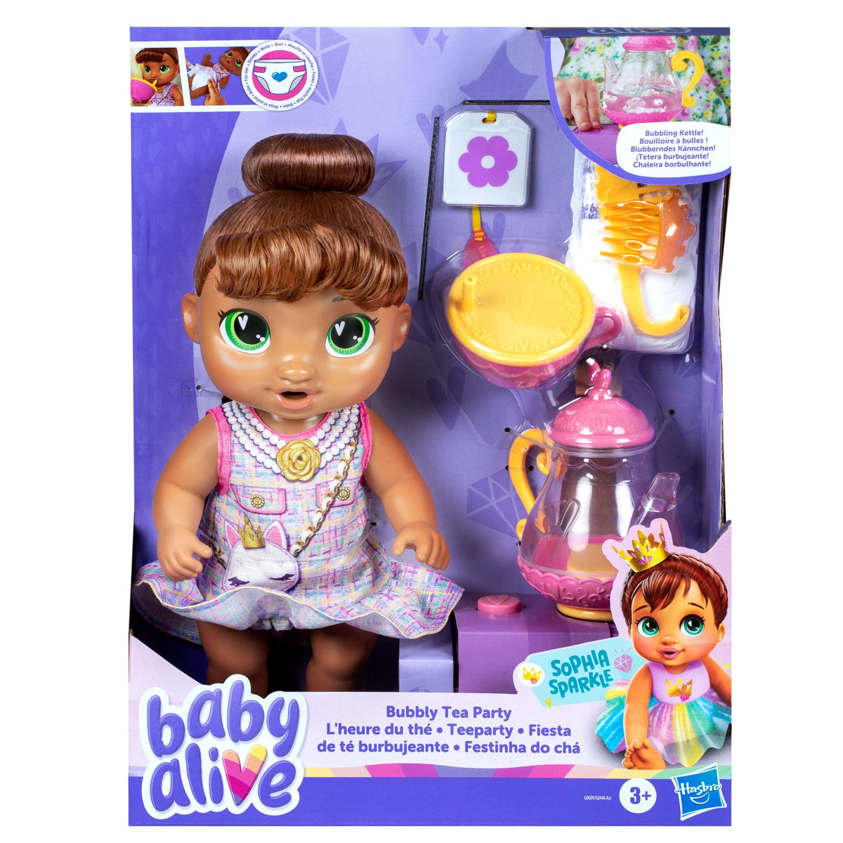 Baby Alive | Bubbly Tea Party Sophia Sparkle