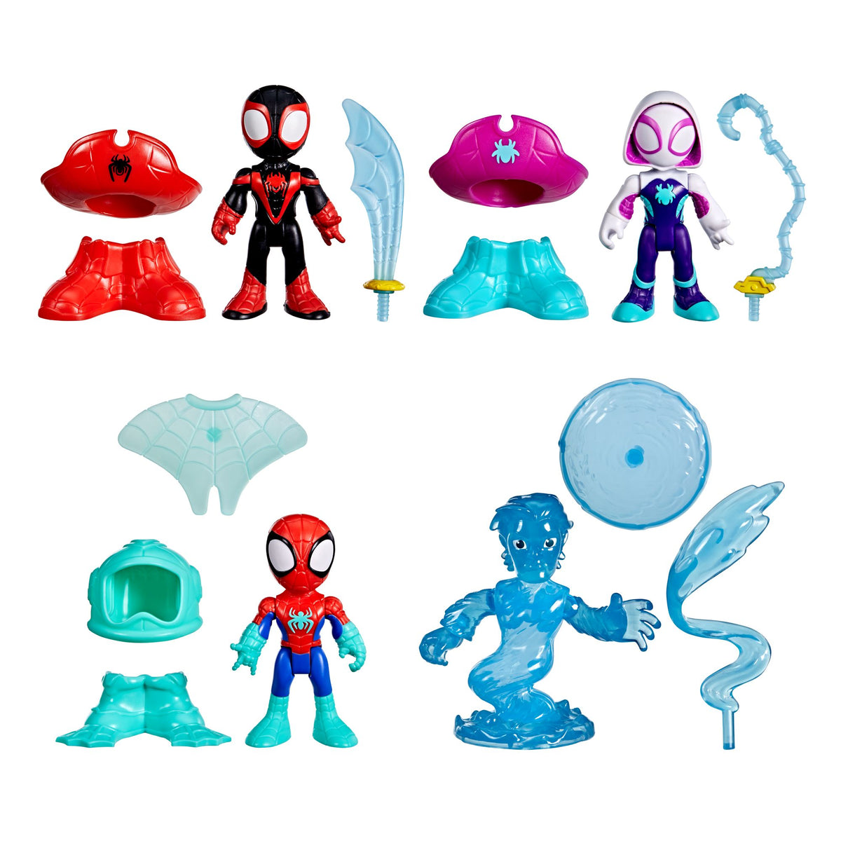 Spidey and his Amazing Friends | Pack de Figuras Water Webs