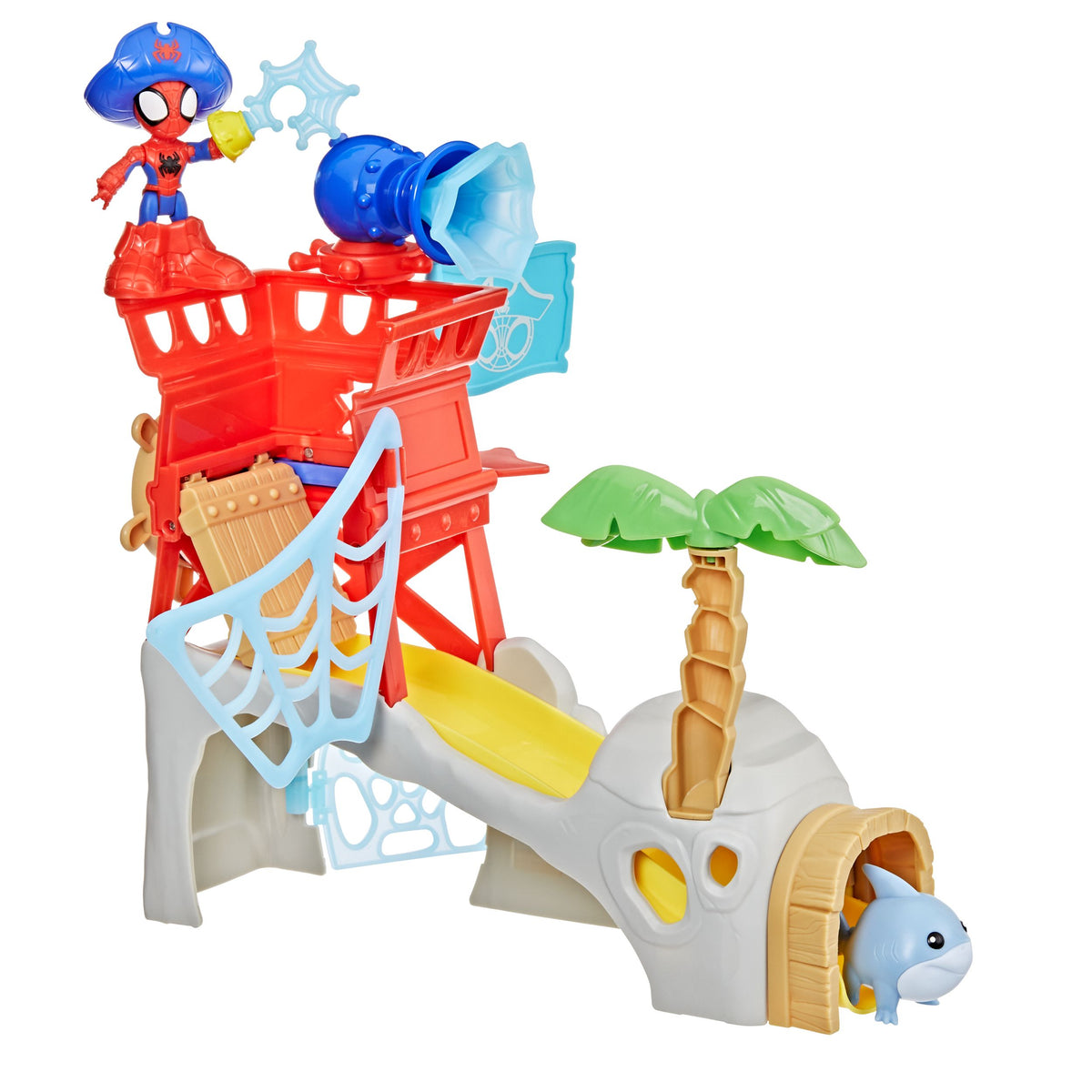 Marvel Spidey and his Amazing Friends Toys Water Webs Spidey Island