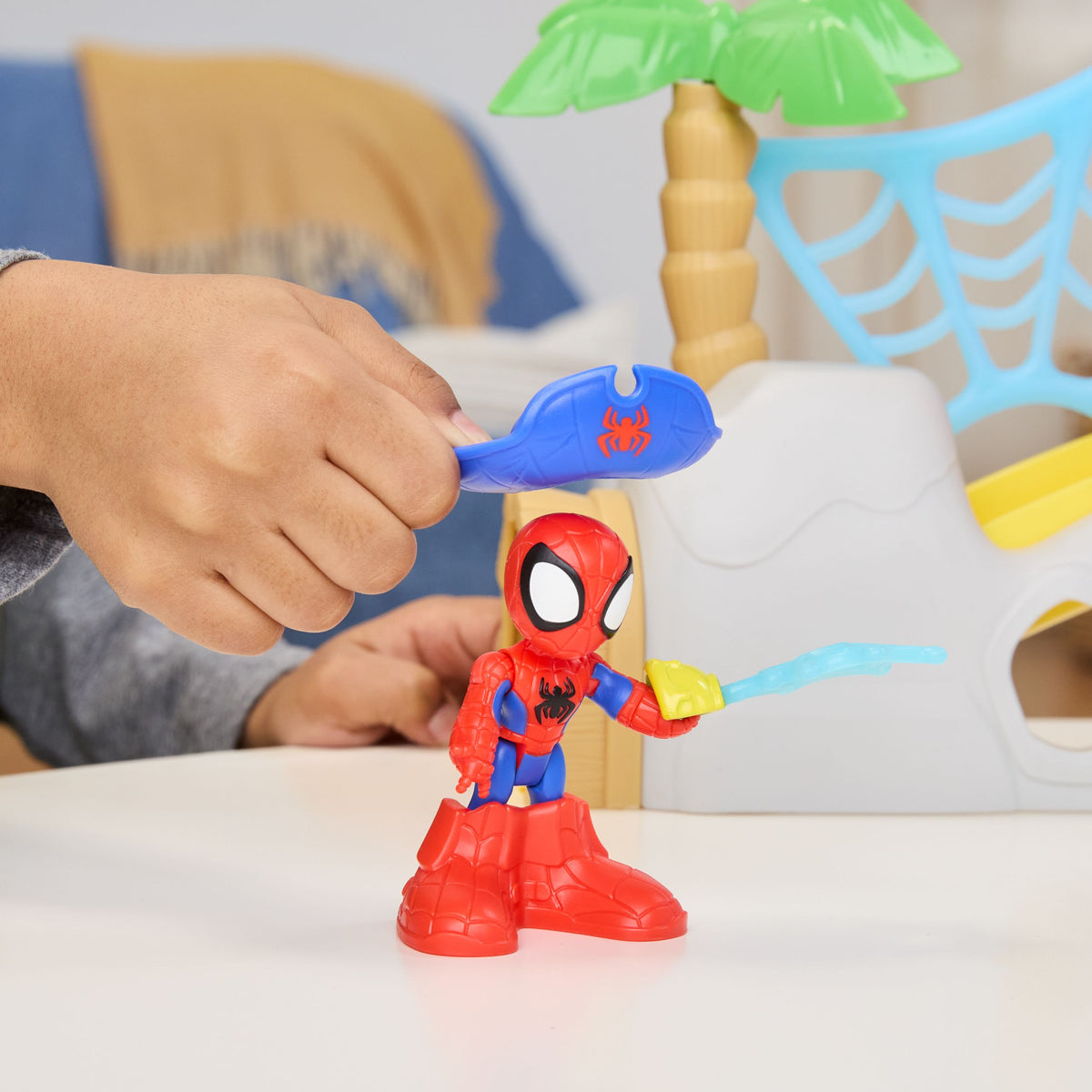 Marvel Spidey and his Amazing Friends Toys Water Webs Spidey Island