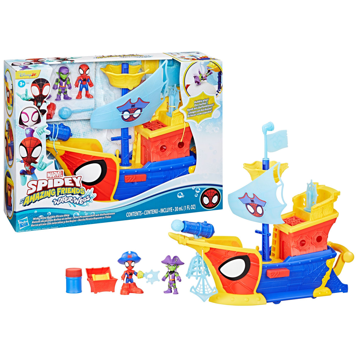 Marvel Water-Webs Webs Ahoy Bubble Pirate Ship
