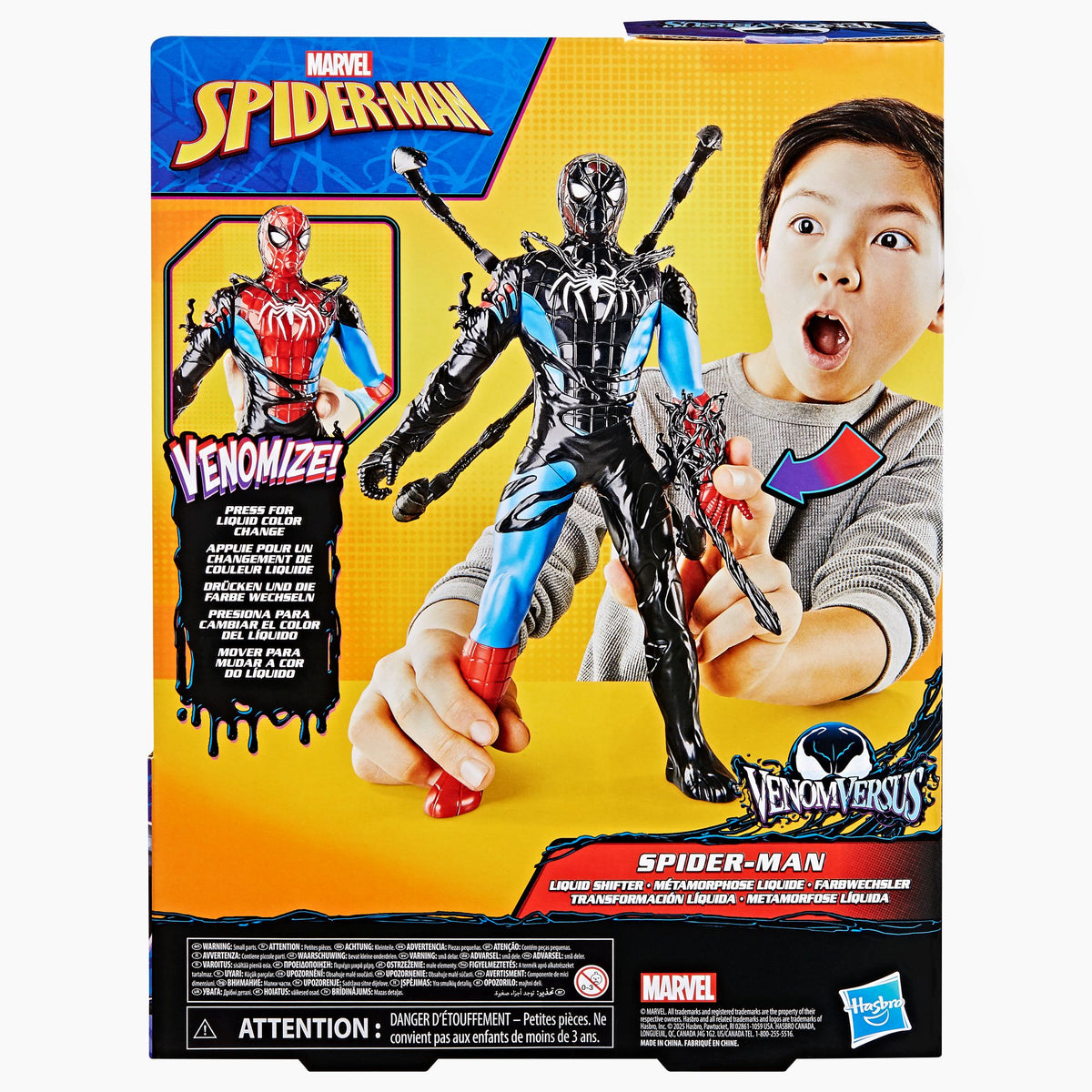 Marvel | Spider-Man Venom Versus Spider-Man  Liquid Shifter
