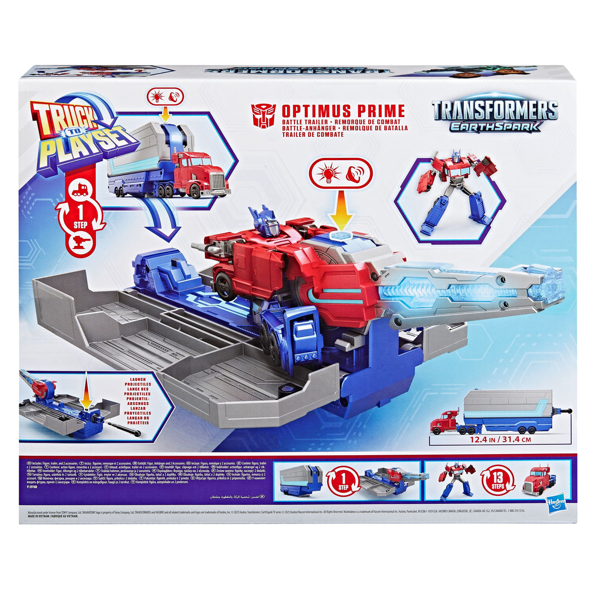 Transformers EarthSpark Optimus Prime Battle Trailer