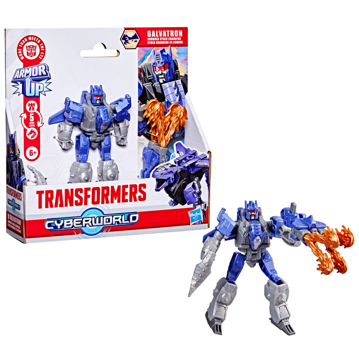 Transformers CYBERWORLD Galvatron Armored Cyber Changers