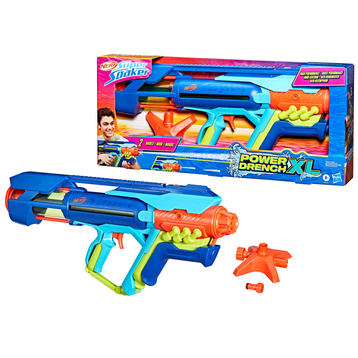 Nerf | Super Soaker Power Drench XL Lanzaagua de Alta Presión