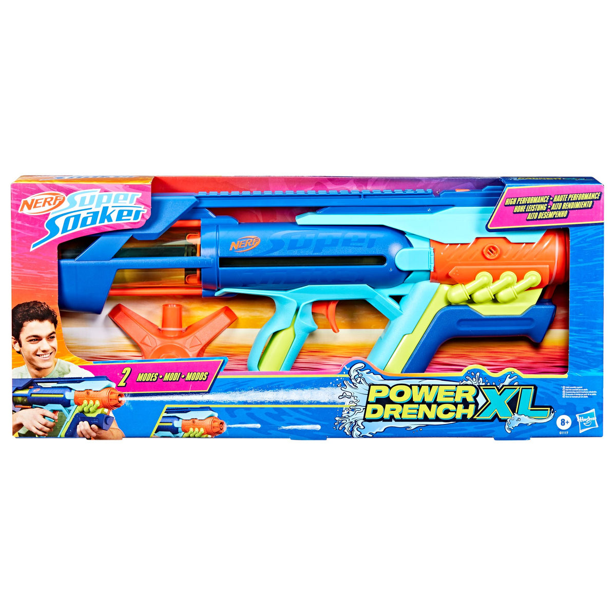 Nerf | Super Soaker Power Drench XL Lanzaagua de Alta Presión