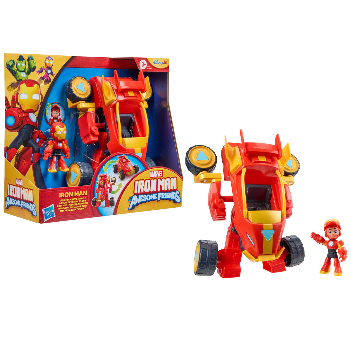 Iron Man And His Awesome Friends | Iron Hulk 2-In-1 Mech Suit & Vehicle
