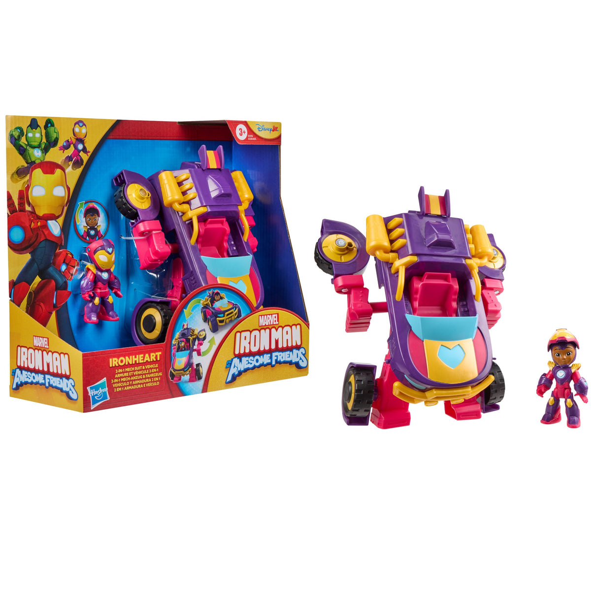 Iron Man And His Awesome Friends | Iron Hulk 2-In-1 Mech Suit & Vehicle
