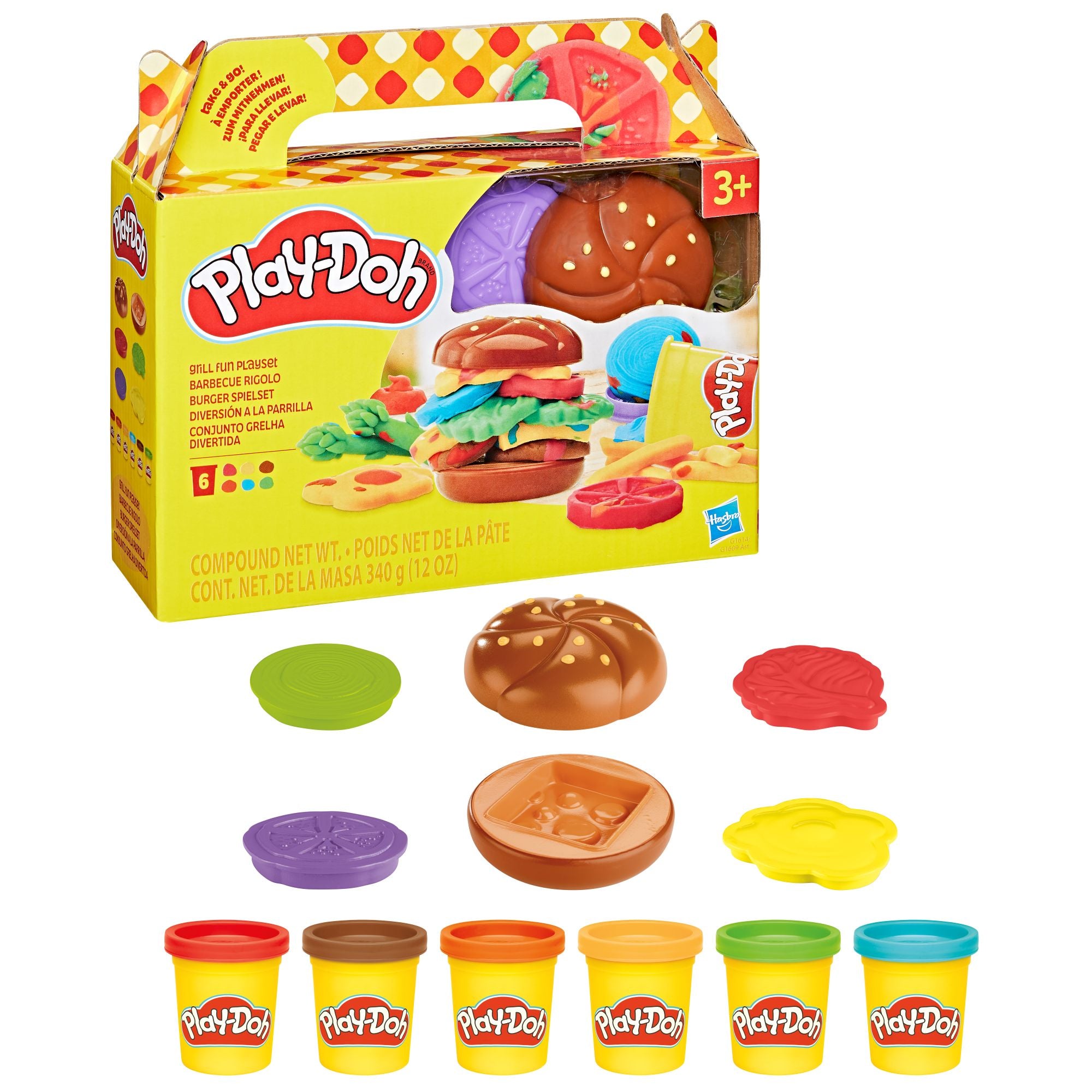 Play‑Doh Food Shapes Assortment Set de Formas de Comida y