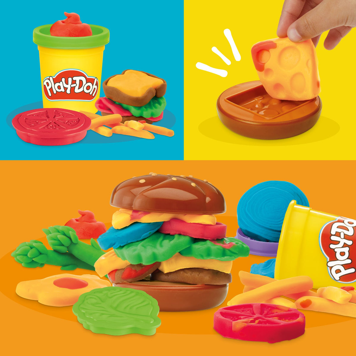 Play‑Doh | Food Shapes Assortment Set de Formas de Comida y Colores