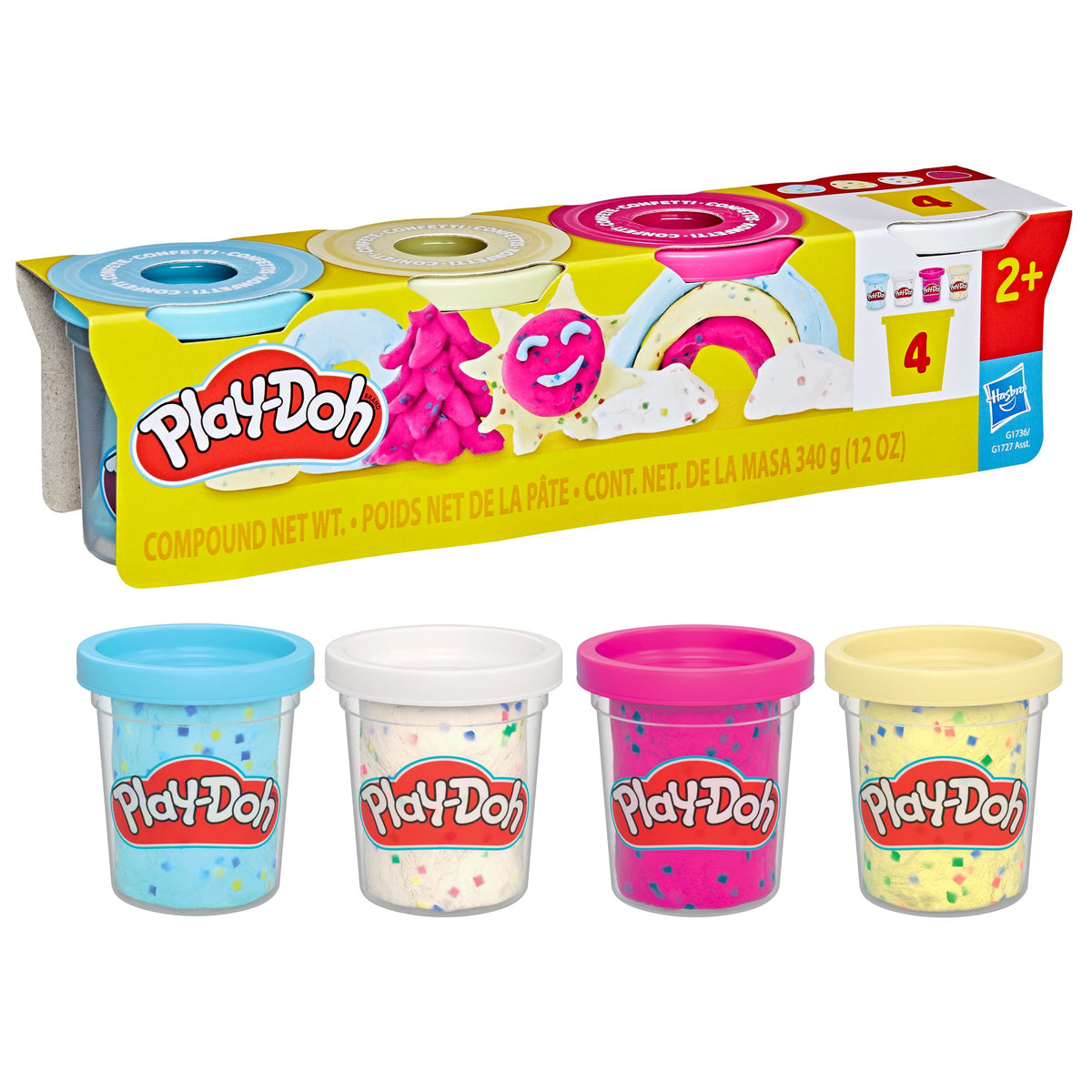 Play-Doh | Pack x4 de Masas Especiales