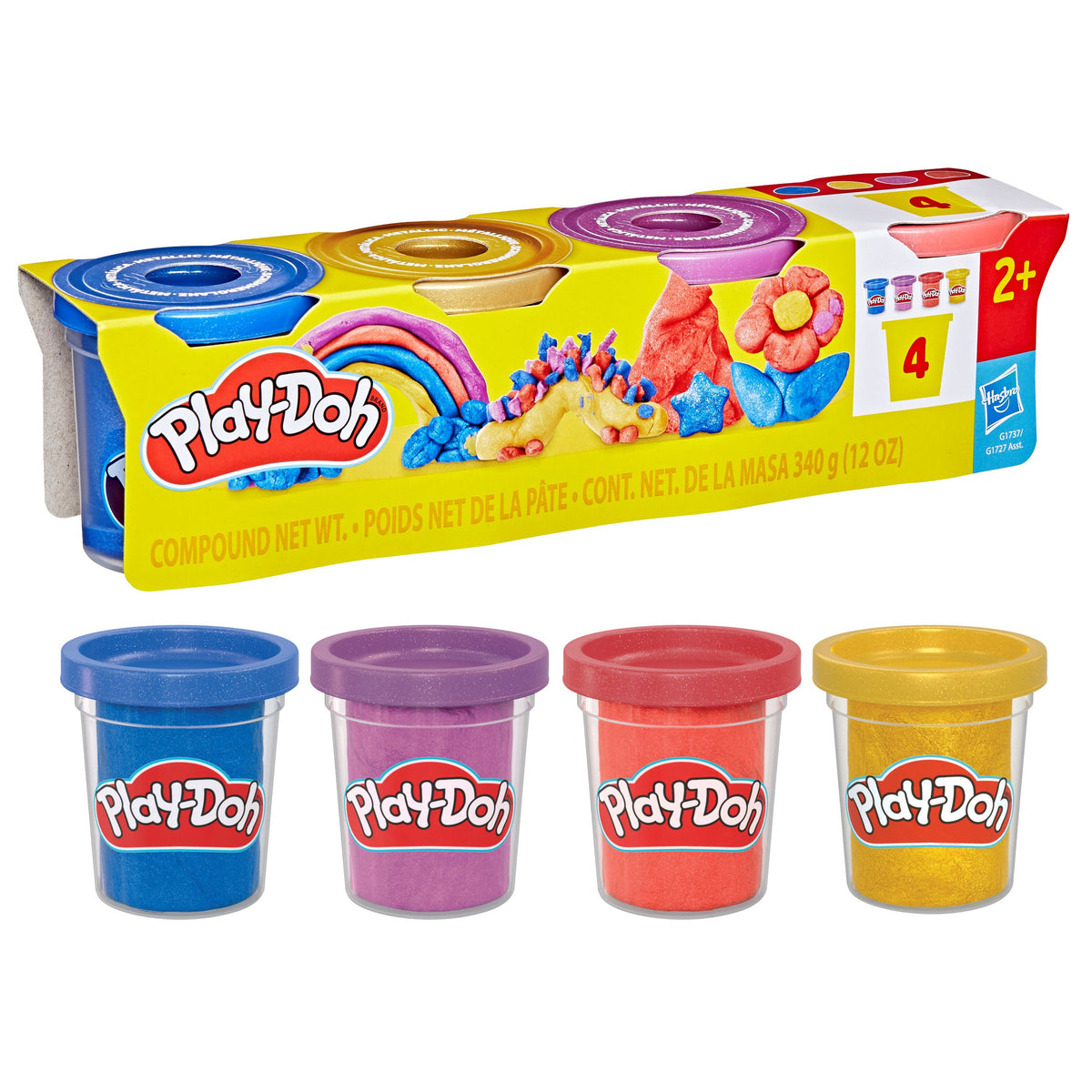 Play-Doh | Pack x4 de Masas Especiales