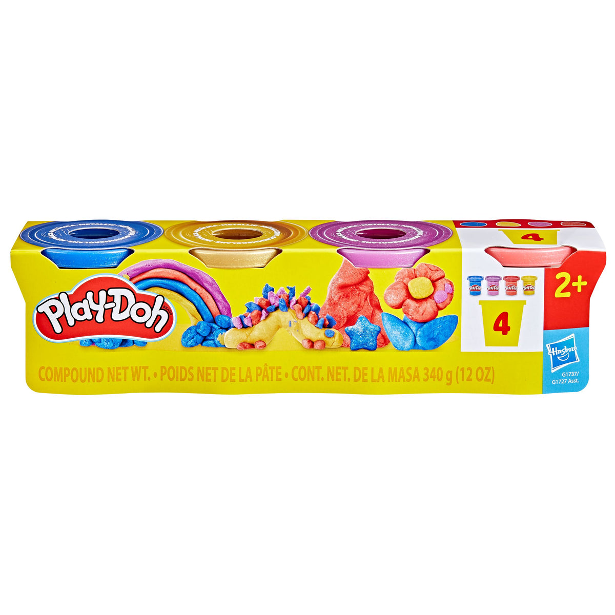 Play-Doh | Pack x4 de Masas Especiales