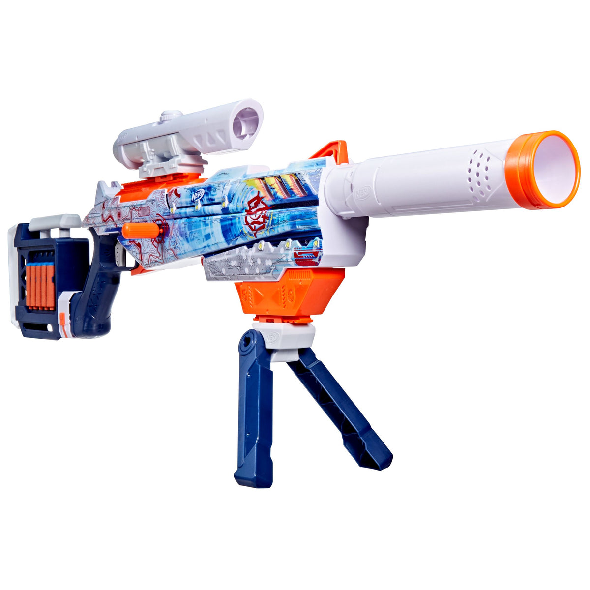 Nerf Loadout Arctic Zerostriker Blaster