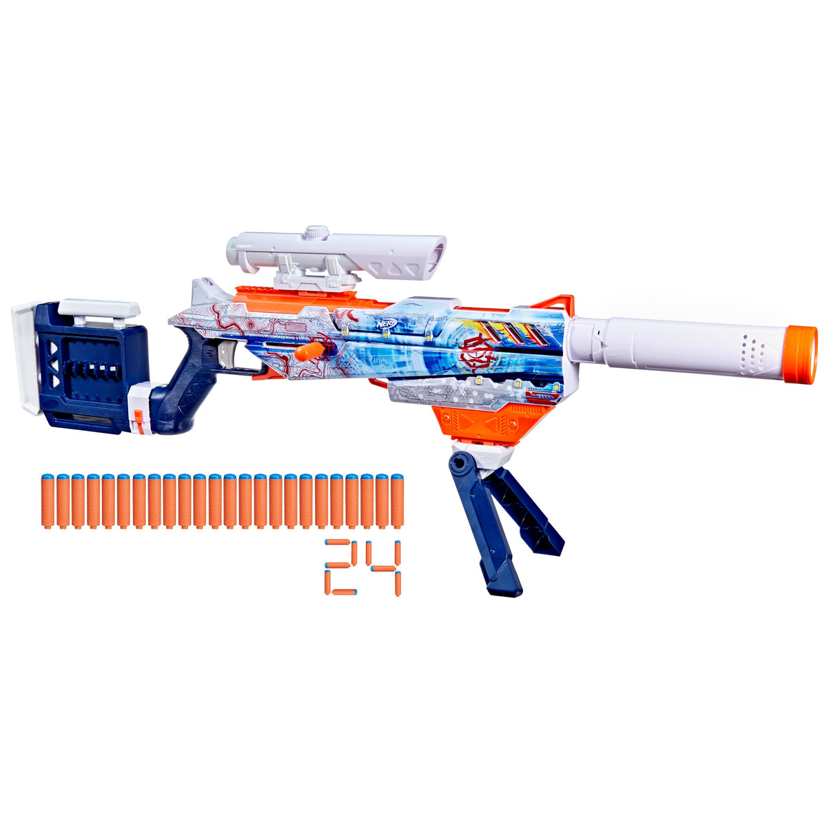 Nerf Loadout Arctic Zerostriker Blaster