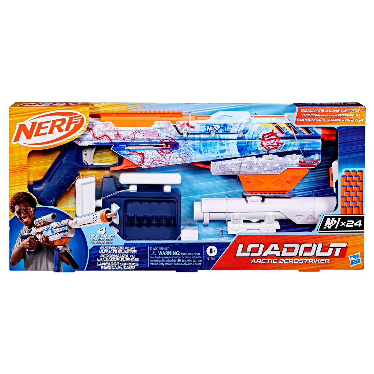 Nerf Loadout Arctic Zerostriker Blaster
