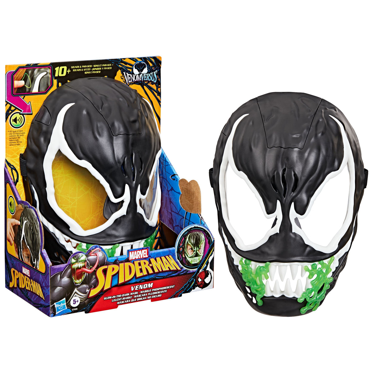 Marvel Spider-Man VenomVersus Venom Glow In The Dark Mask