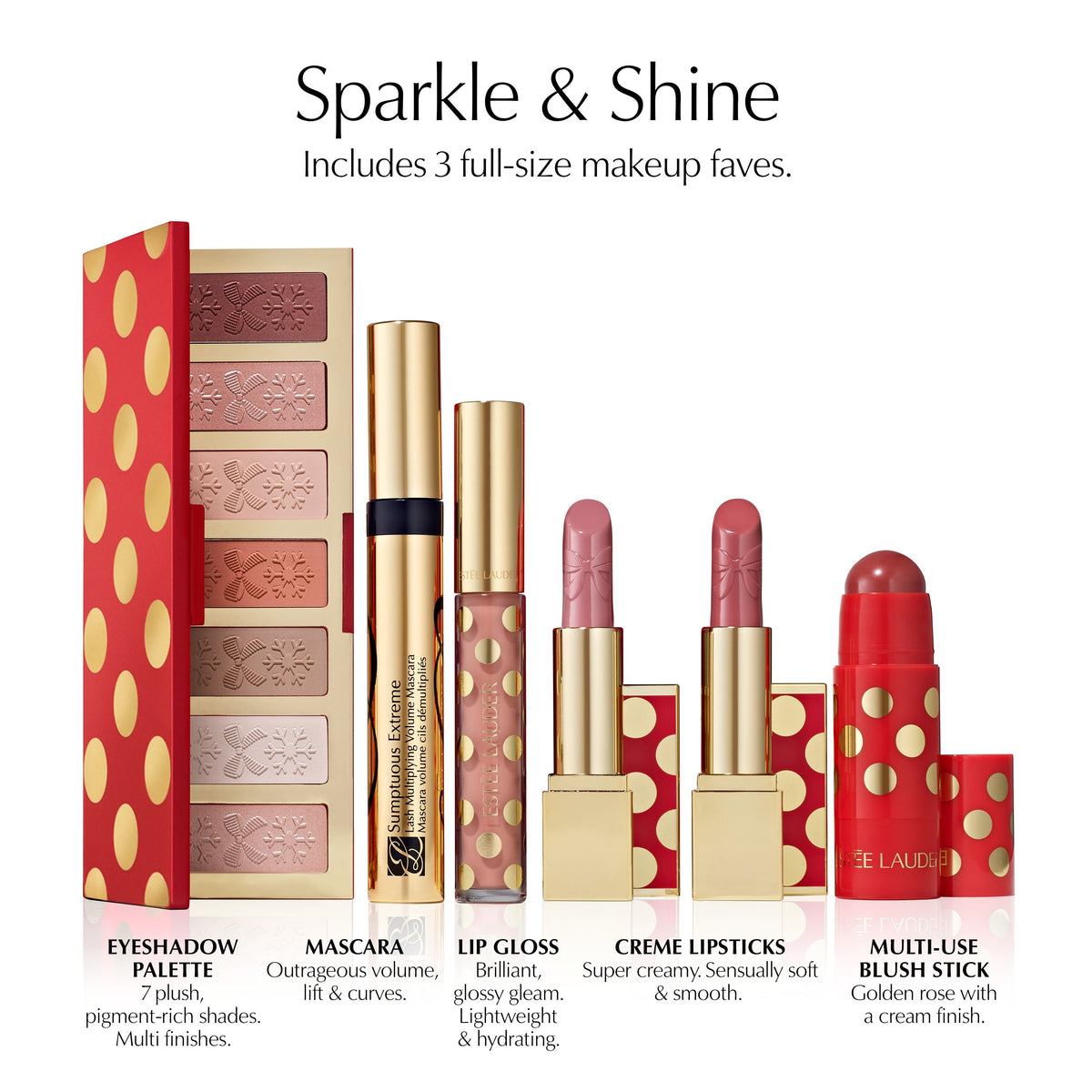 Estée Lauder | Set 8 favoritos en Tamaño Completo + Otros Blockbuster Edición Limitada