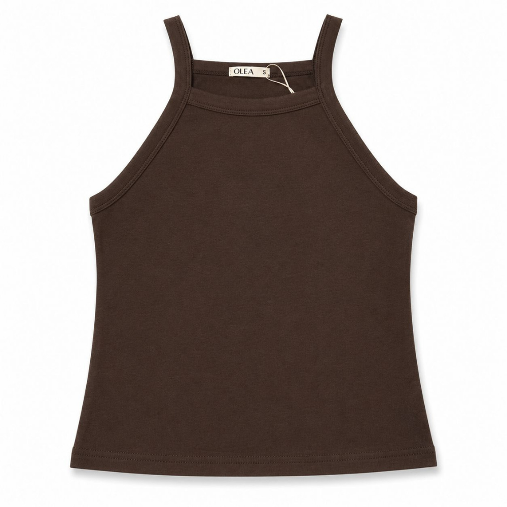 Olea | Top Sin Mangas de Estilo Minimalista para Dama