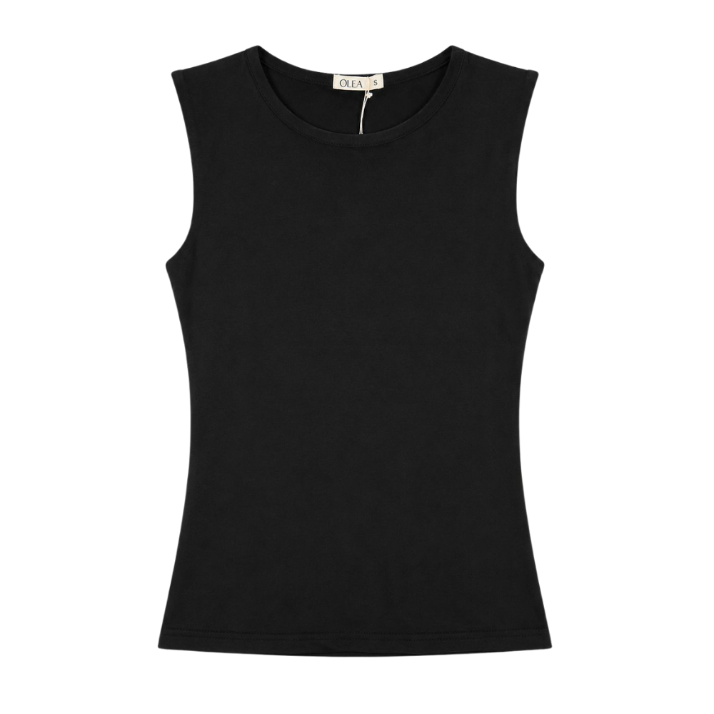Olea | Top Sin Mangas de Estilo Minimalista para Dama
