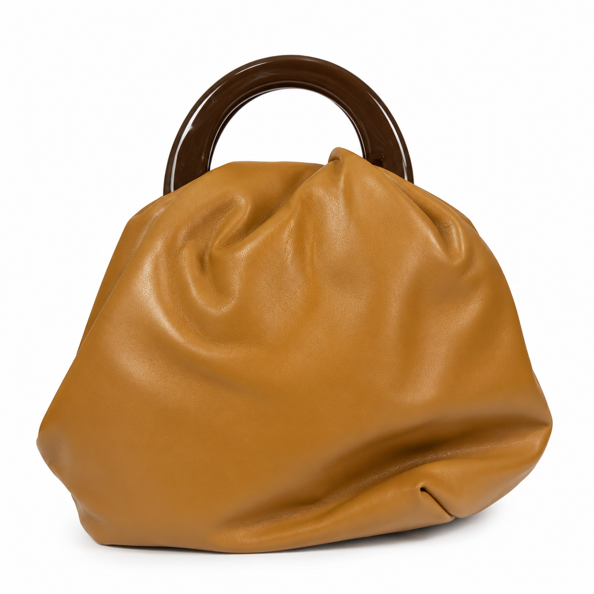 Olea | Bolso Tote Soft Light Brown con Asa Acrílica