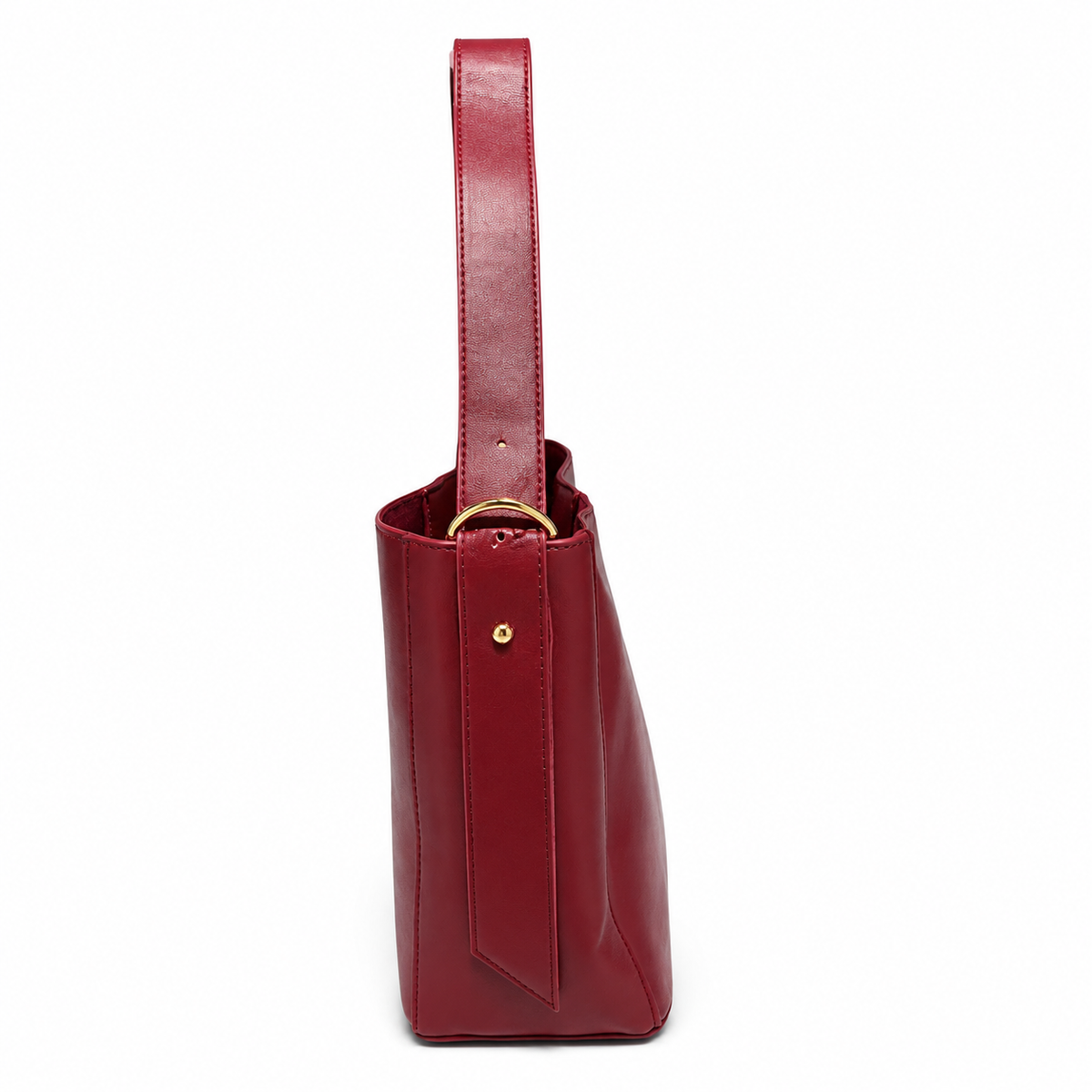 OLEA Bolso de Hombro Minimalista Vino