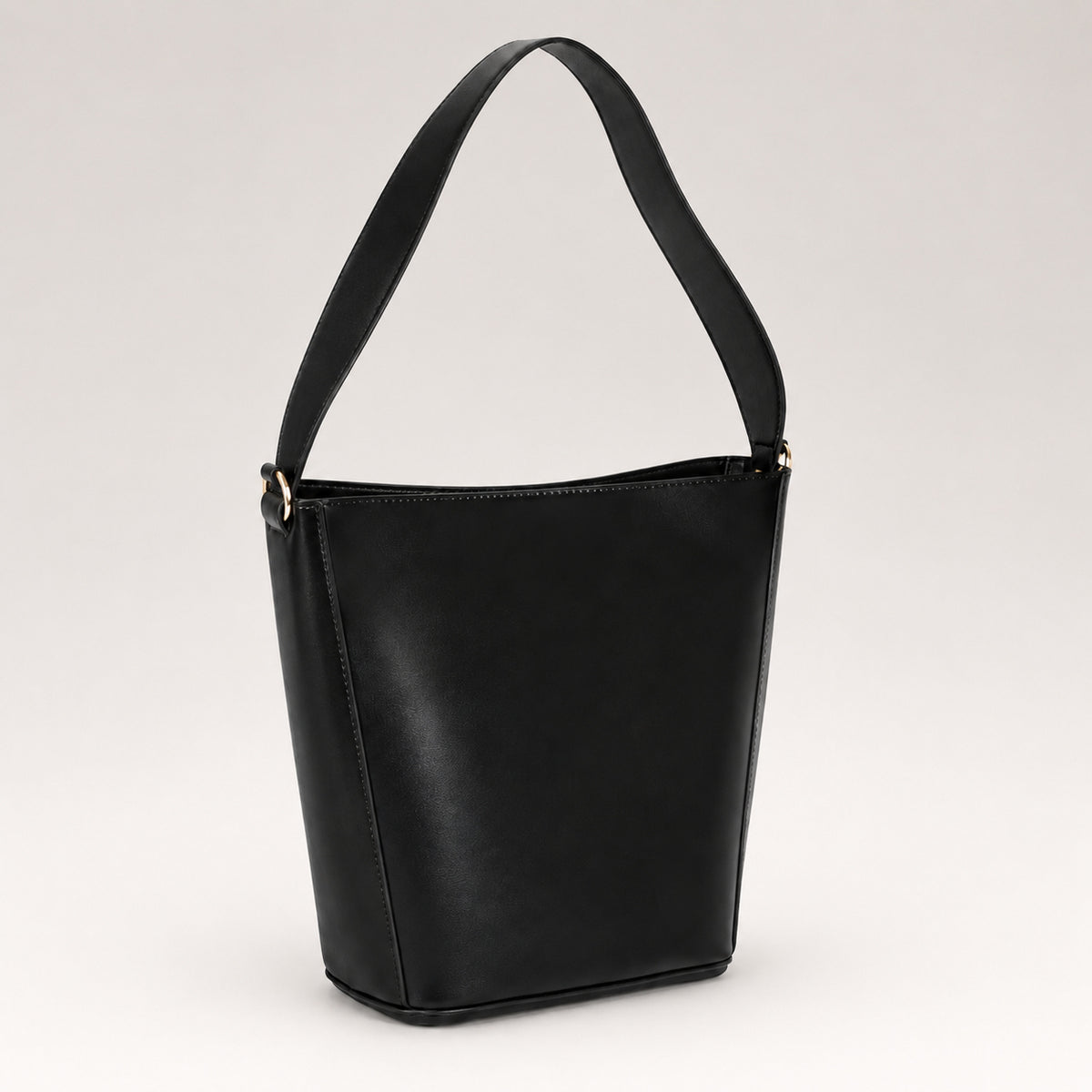 OLEA Bolso de Hombro Minimalista Negro
