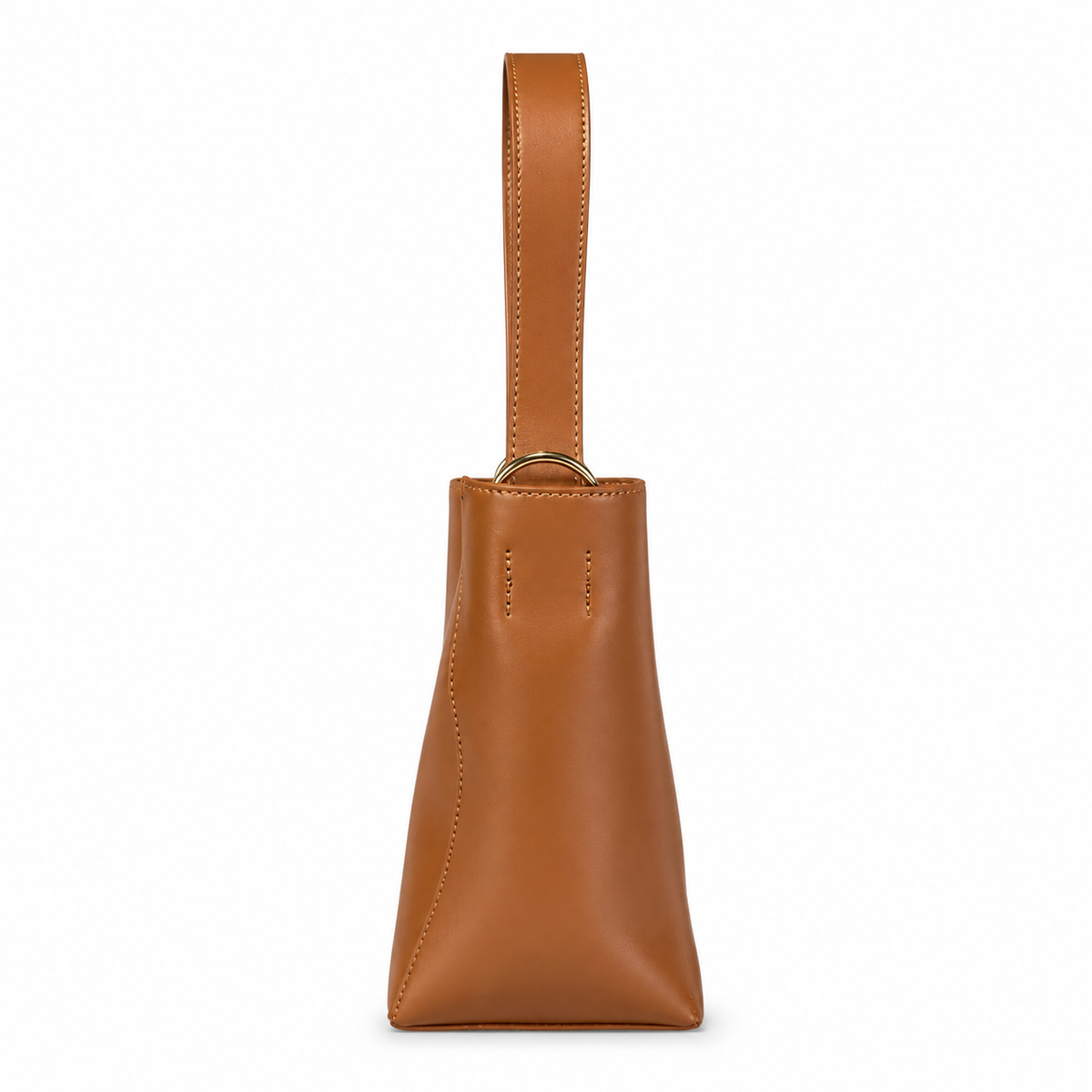 OLEA Bolso de Hombro Minimalista Marrón
