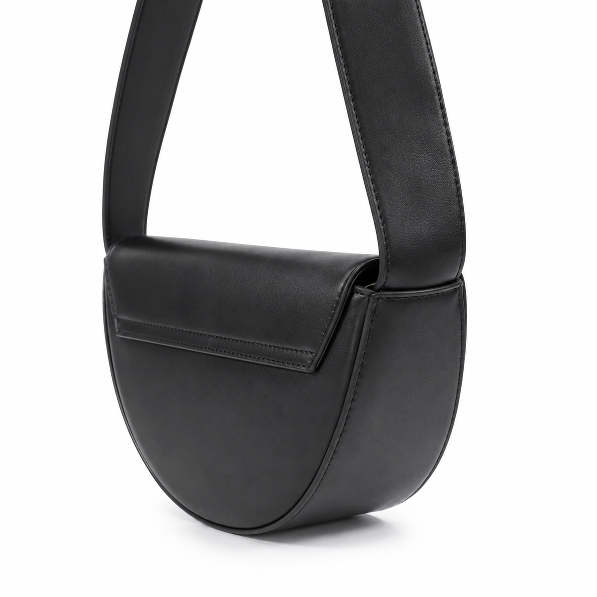 Olea Bolso Media Luna Negro para Mujer
