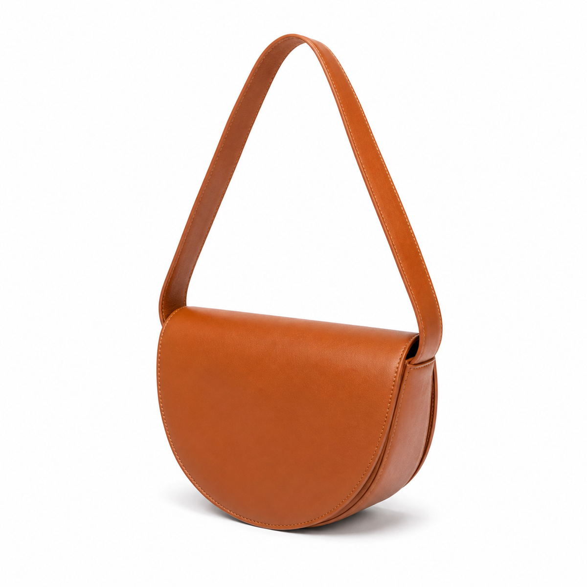Olea Bolso Media Luna Marrón para Mujer
