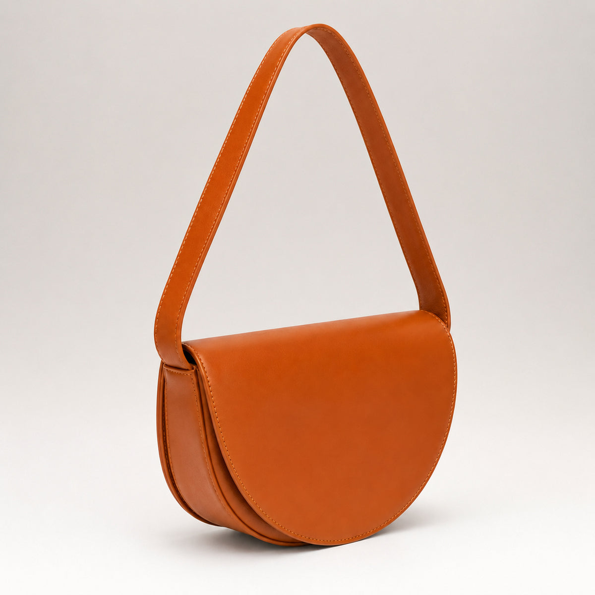 Olea Bolso Media Luna Marrón para Mujer