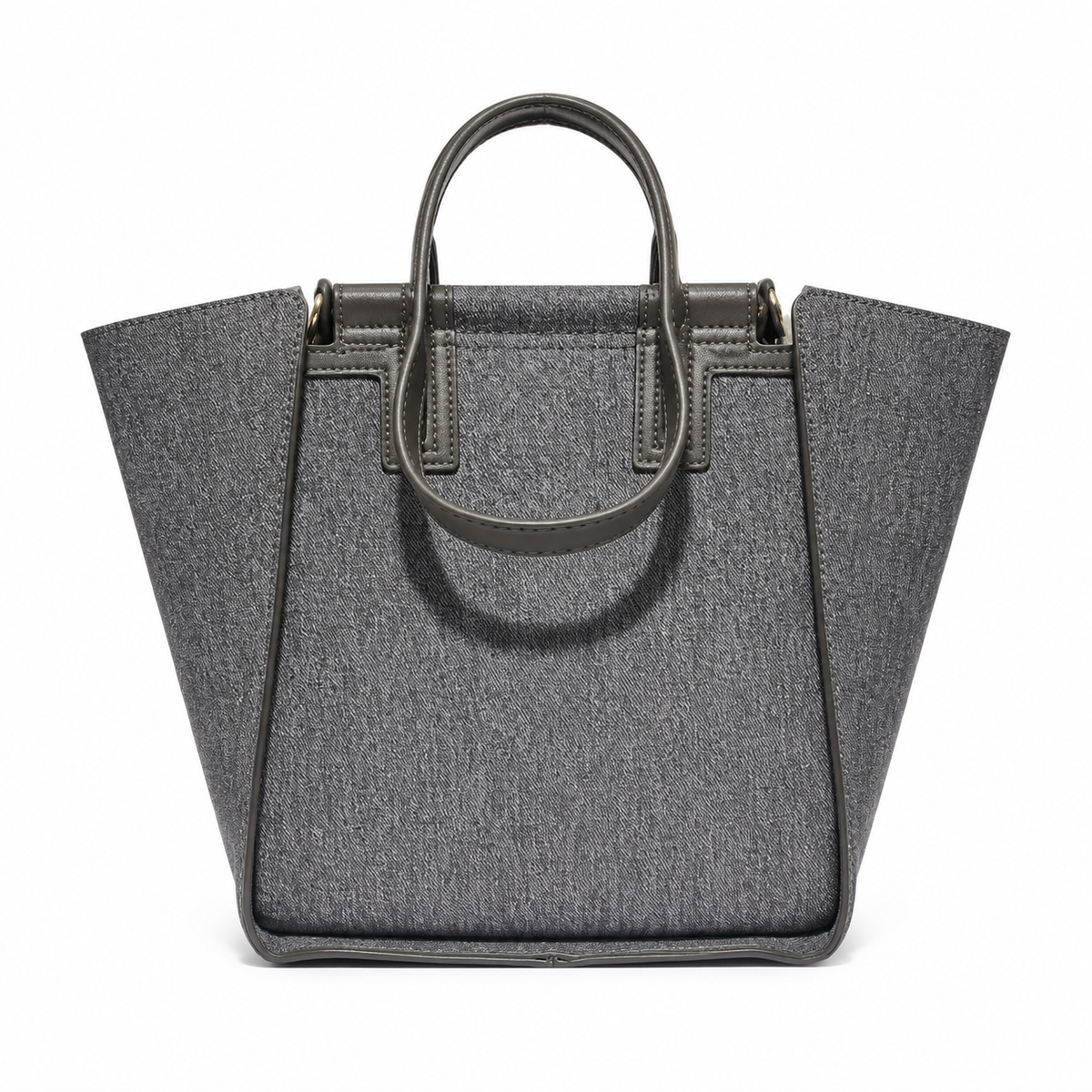 OLEA | Tote Estructurado Bicolor Gris