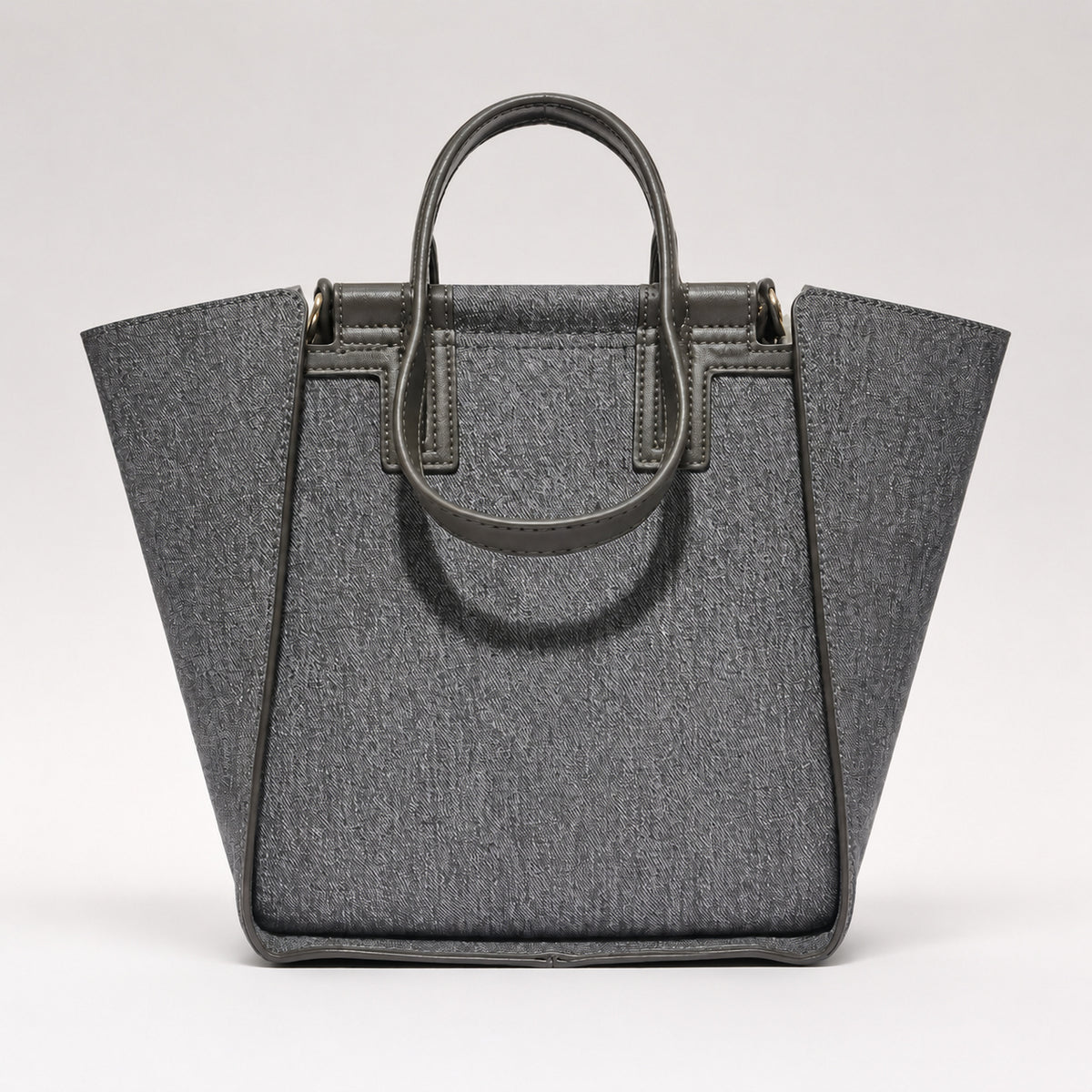 OLEA | Tote Estructurado Bicolor Gris