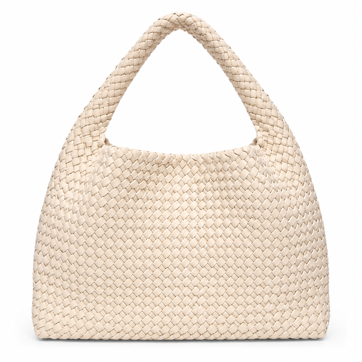 OLEA | Cartera de Mano Tejida Blanca