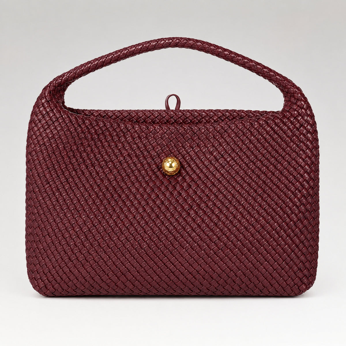 OLEA | Cartera de Mano Tejida Vino