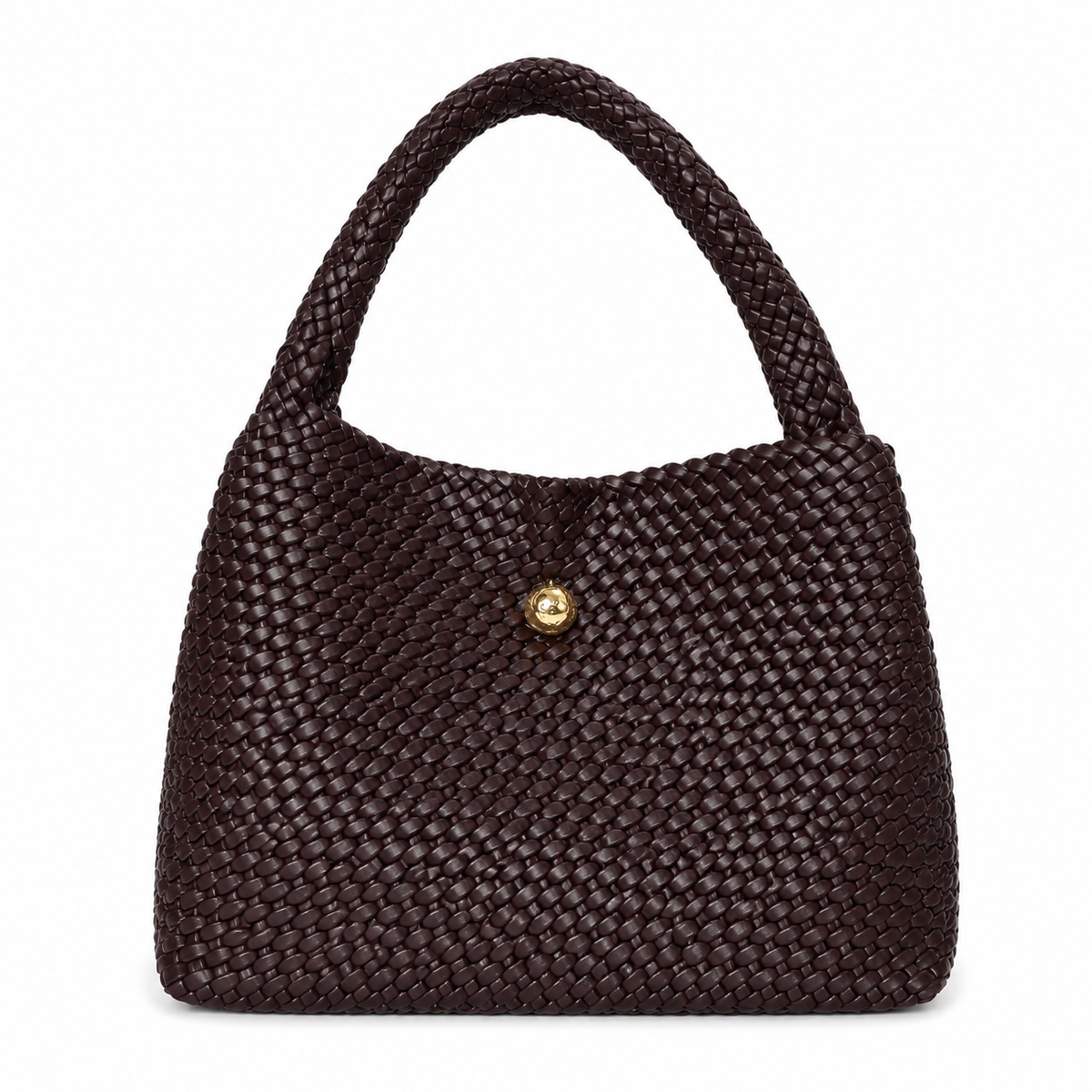 OLEA | Cartera de Mano Tejida Chocolate