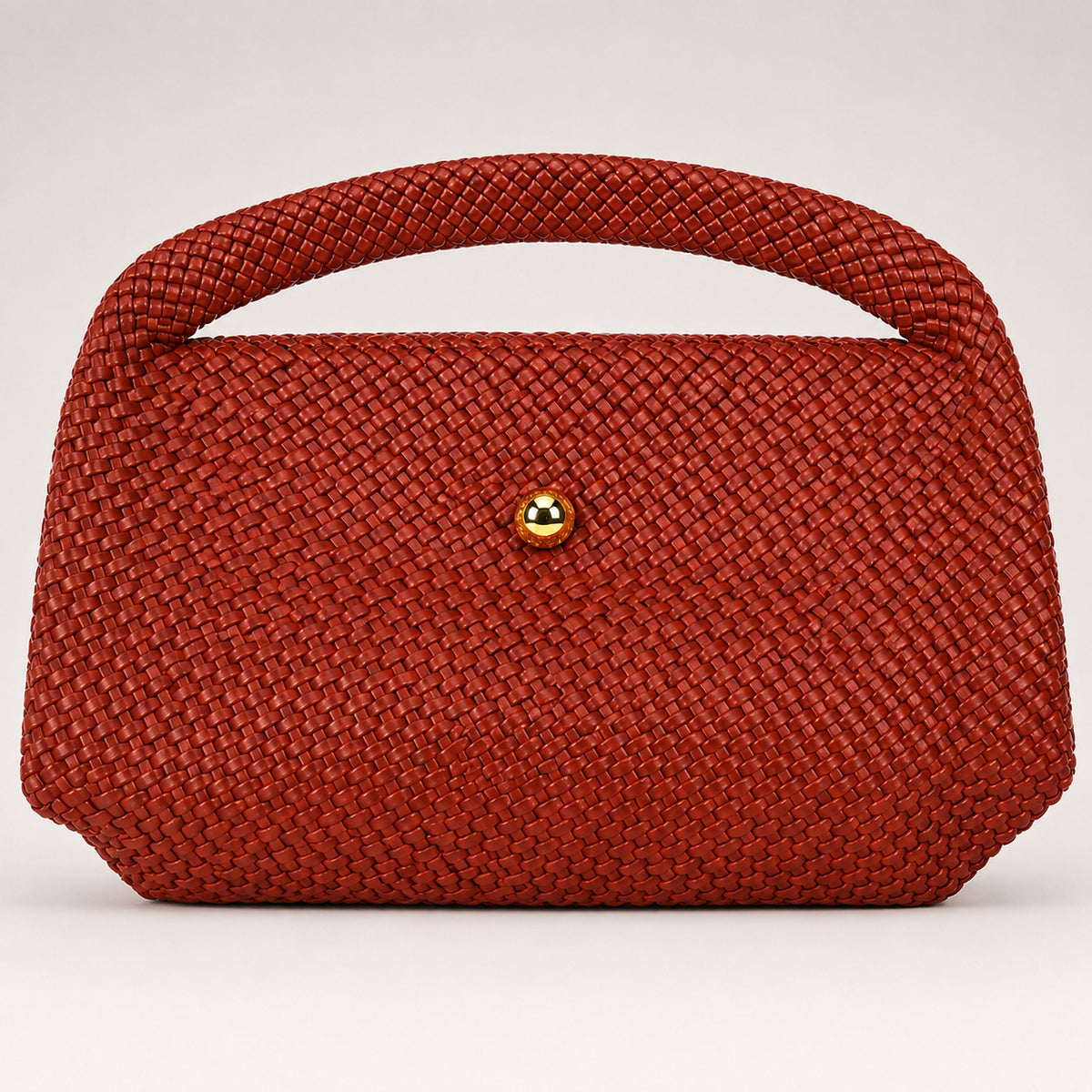OLEA | Cartera de Mano Tejida Roja