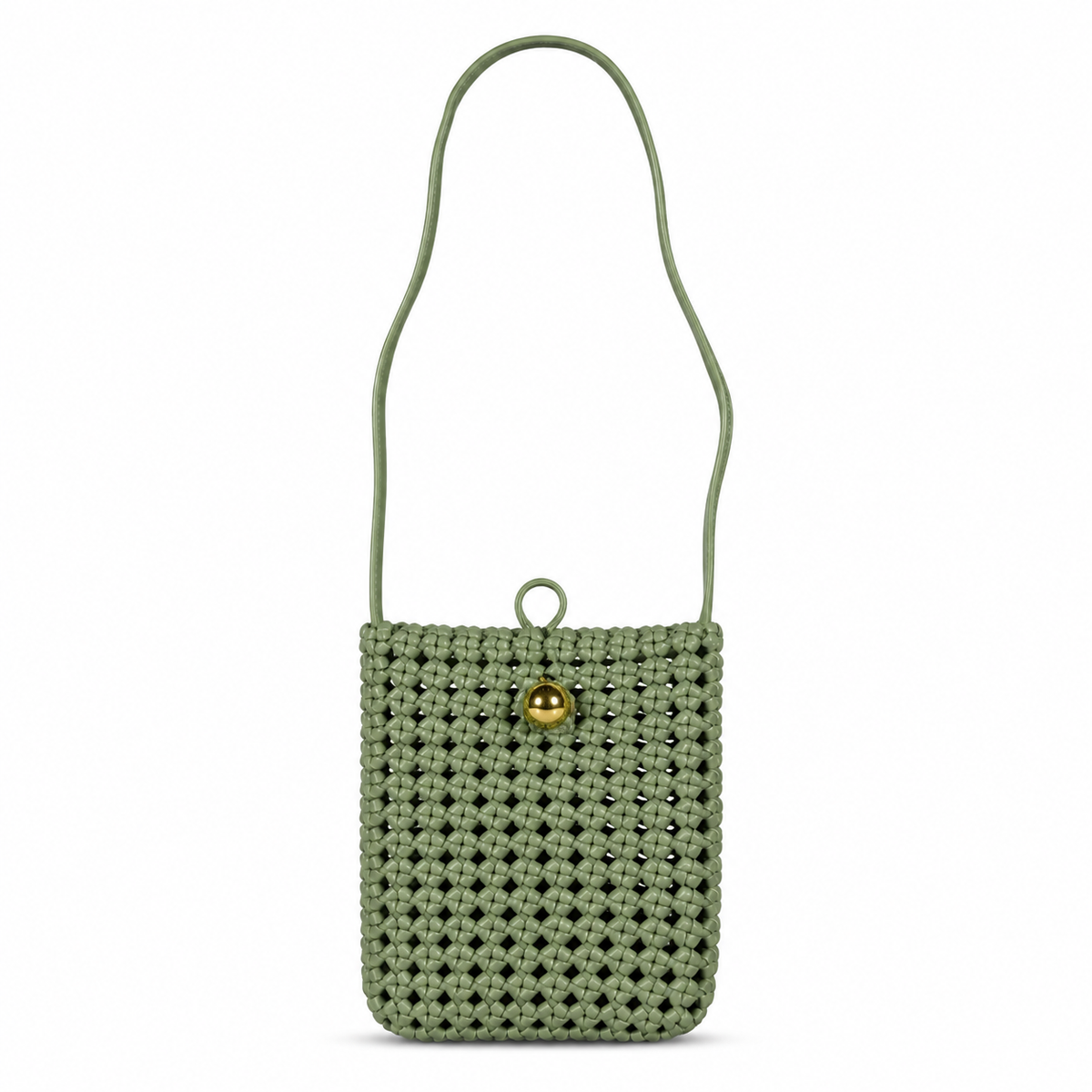OLEA | Cartera Crossbody Tejida Verde