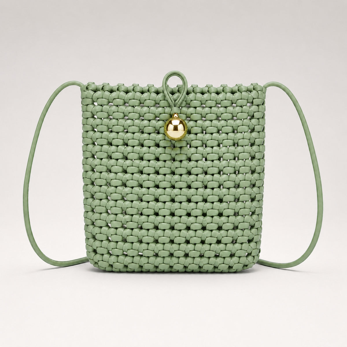 OLEA | Cartera Crossbody Tejida Verde