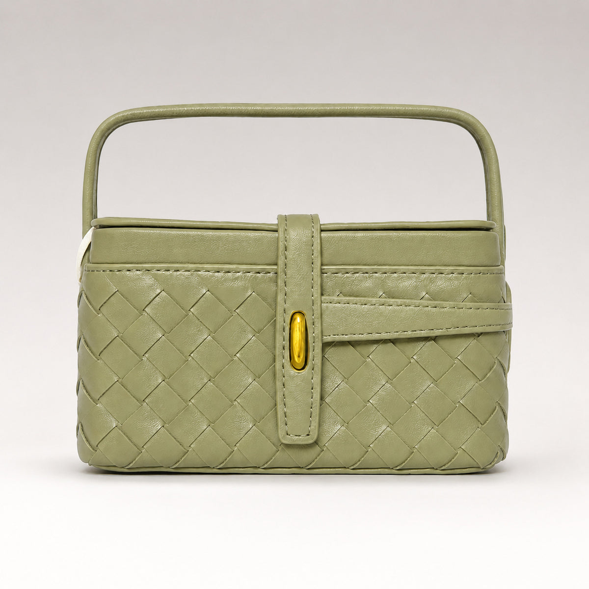 OLEA | Cartera Estructurada Tejida Verde