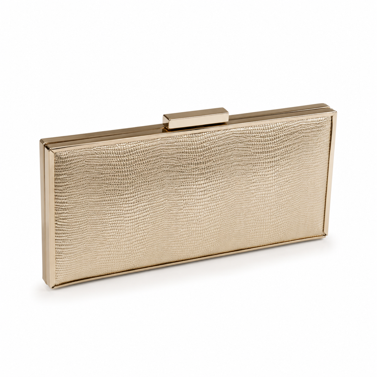 Olea | Bolso Elegante de Noche con Acabado Dorado