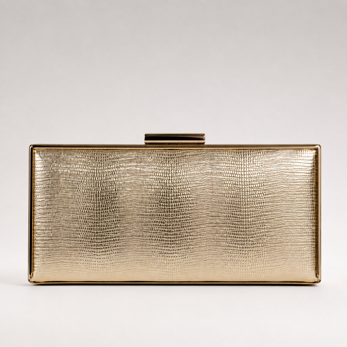 Olea | Bolso Elegante de Noche con Acabado Dorado