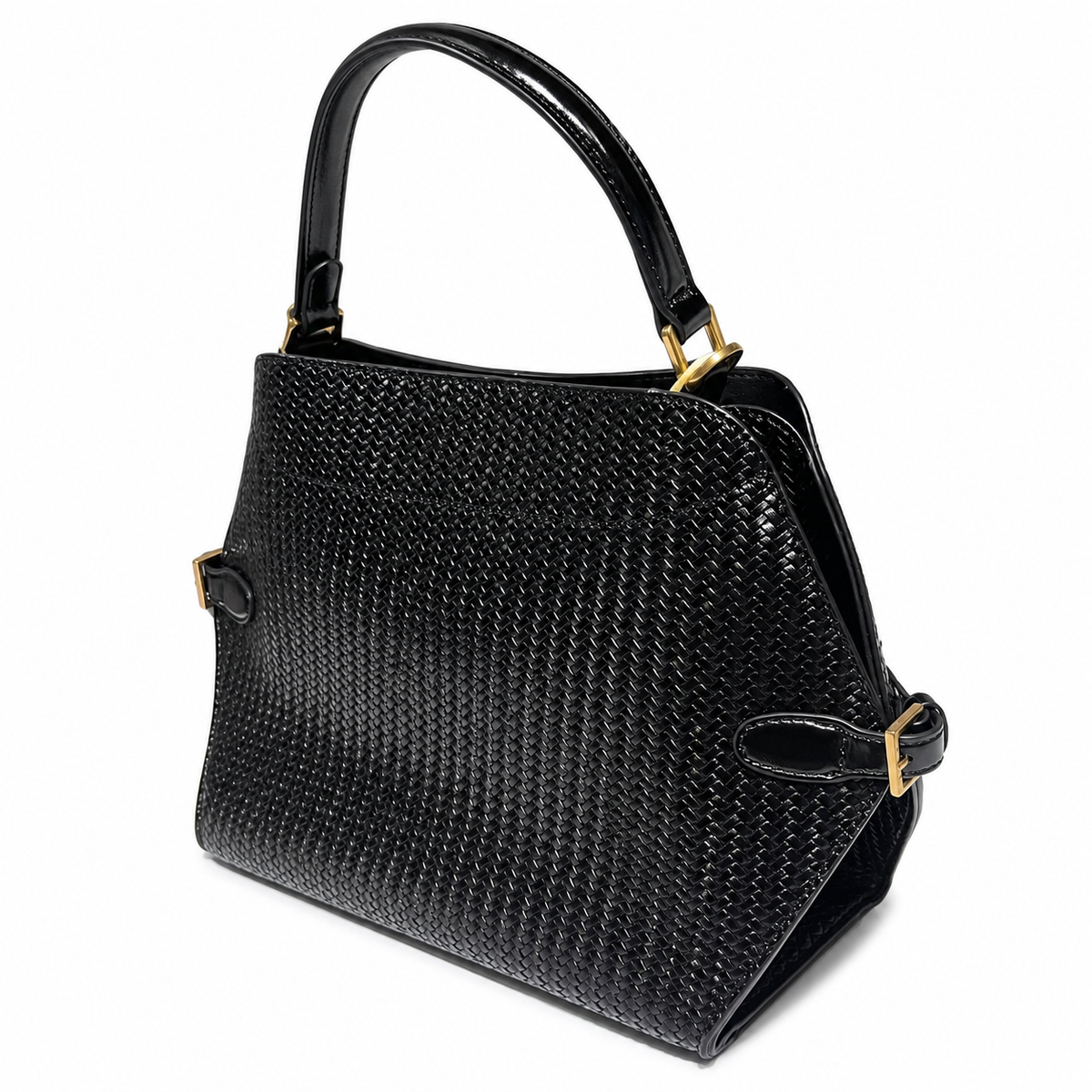 OLEA | Cartera Hobo Texturizada Negra