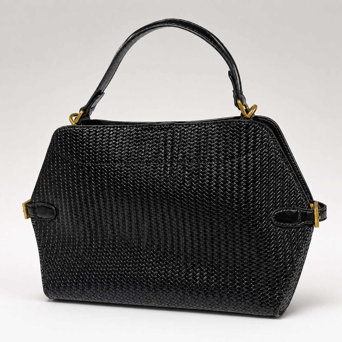OLEA | Cartera Hobo Texturizada Negra