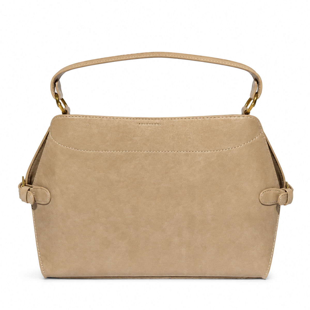 OLEA | Cartera Estructurada Trapezoidal Marrón