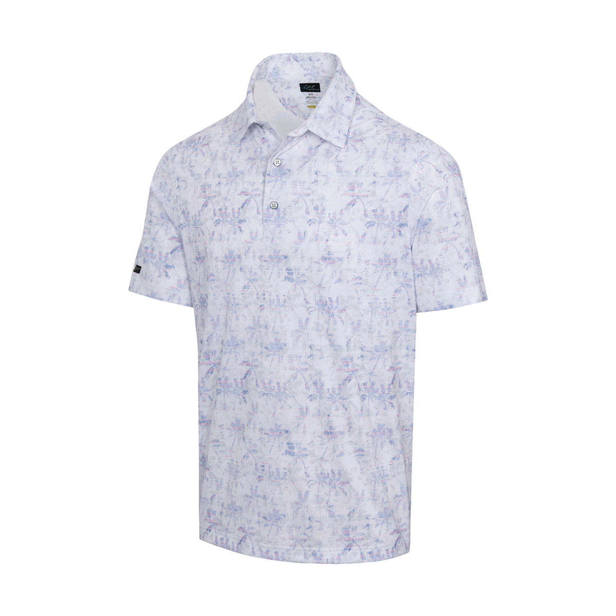 Greg Norman Polo Crosshatch Palm Stretch de Caballero